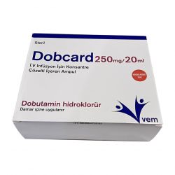 Добутамин Добкард Dobcard (dobutamine) р-р д/ин амп 250мг/20мл в Владивостоке и области фото