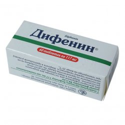 Дифенин (Фенитоин) таблетки 117мг №60 в Владивостоке и области фото